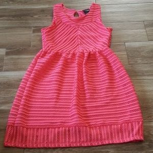 Girls coral pink Paper Doll Dress Size 16